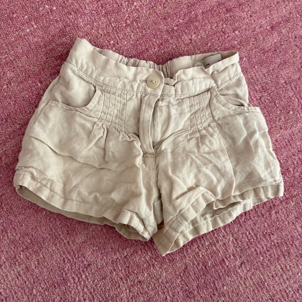 Janie and Jack girl linen shorts